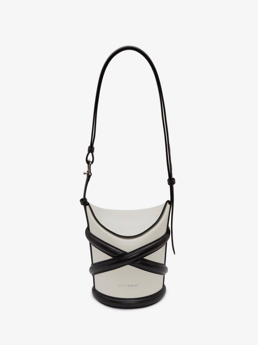 Bolsas De Hombro Alexander McQueen The Curve Mujer - Blancos - Mexico 982-FHSOXL